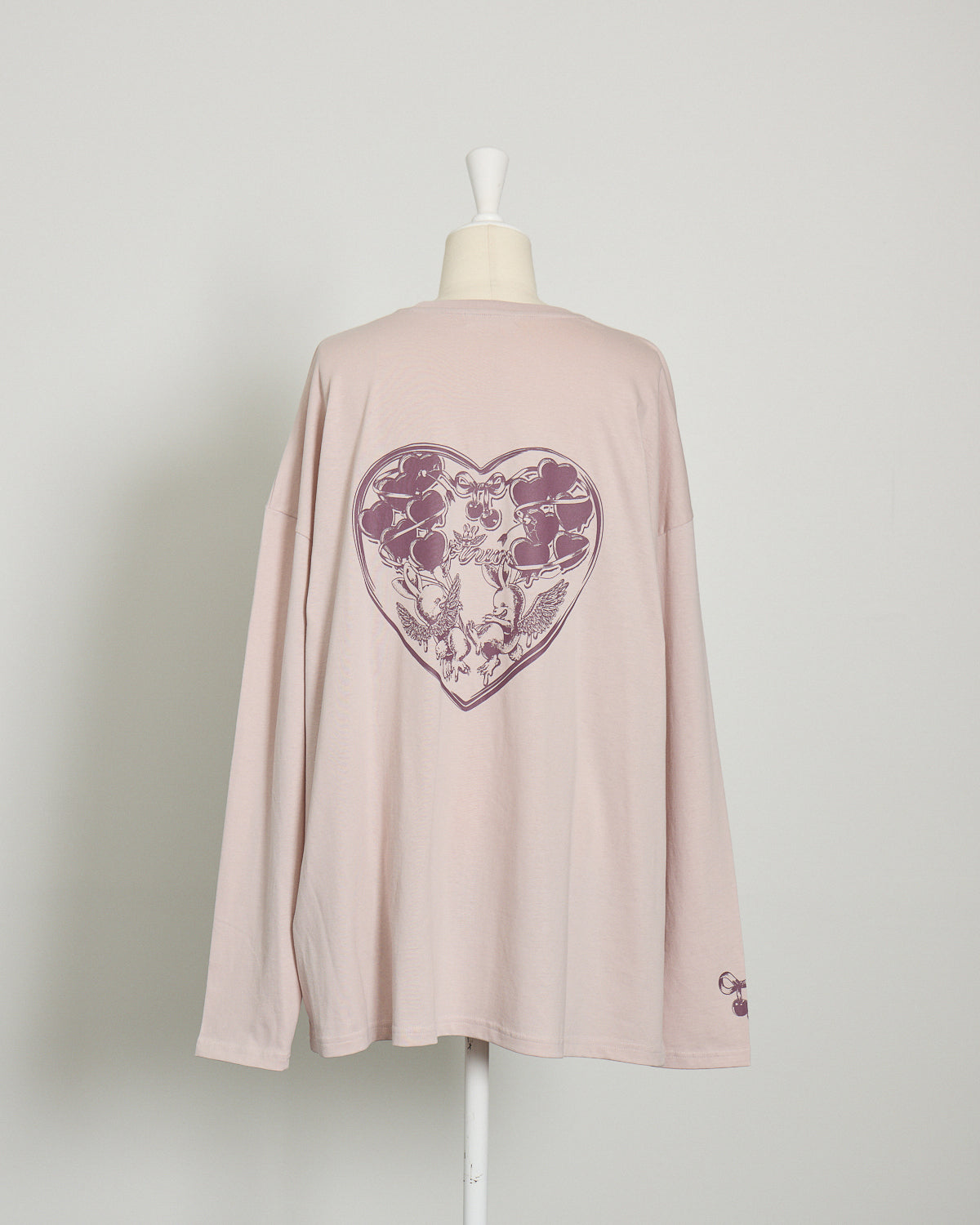 pium bunny sweets box ロングTシャツ