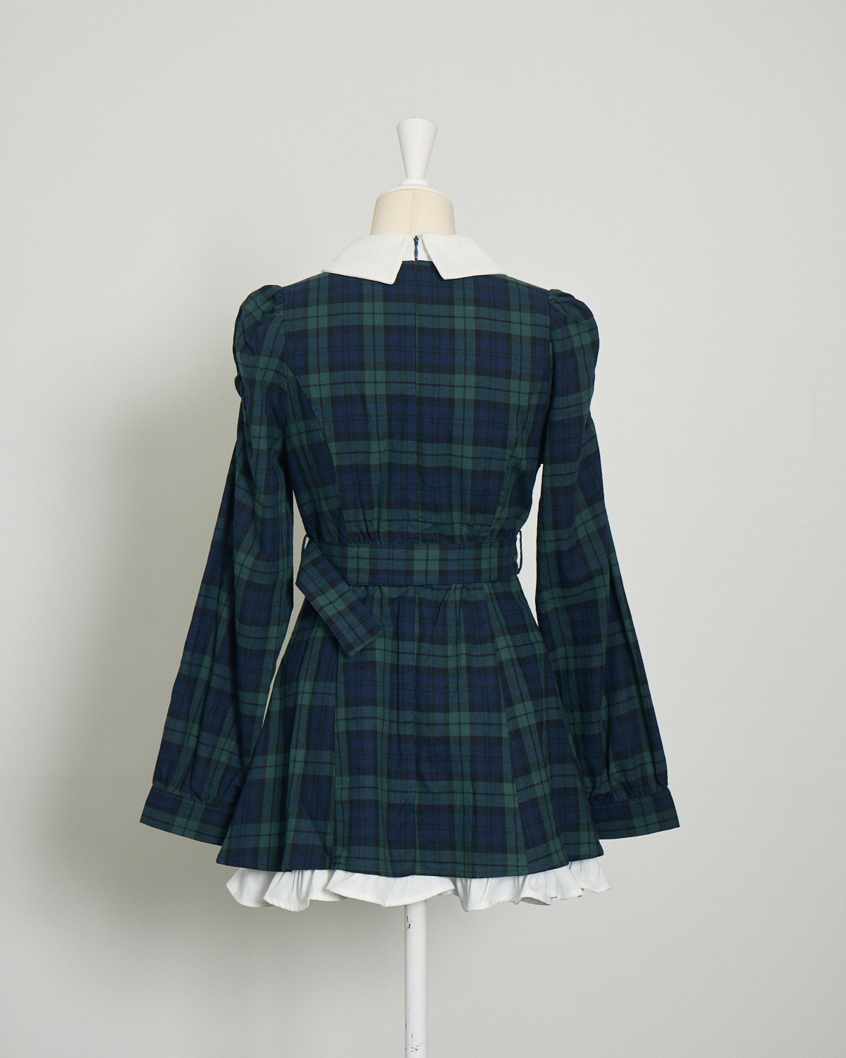 ヨーク切替ベルト付きワンピース