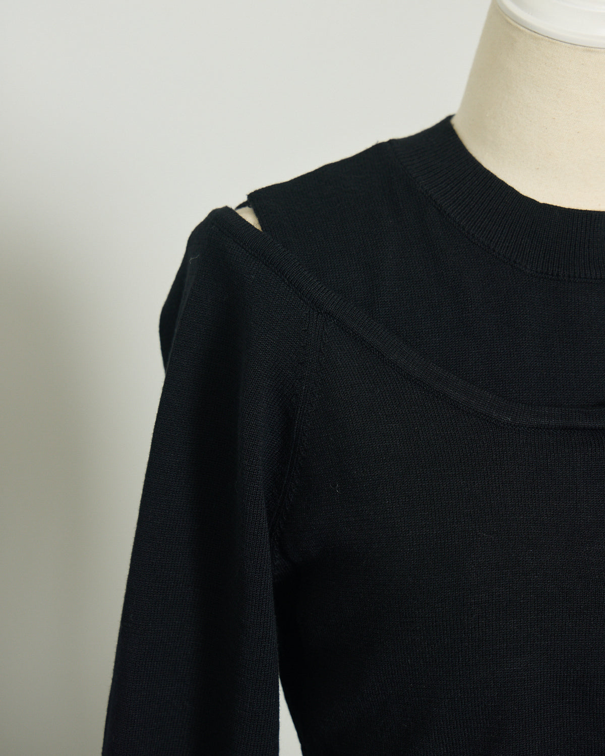 ハートボタンニットワンピセット