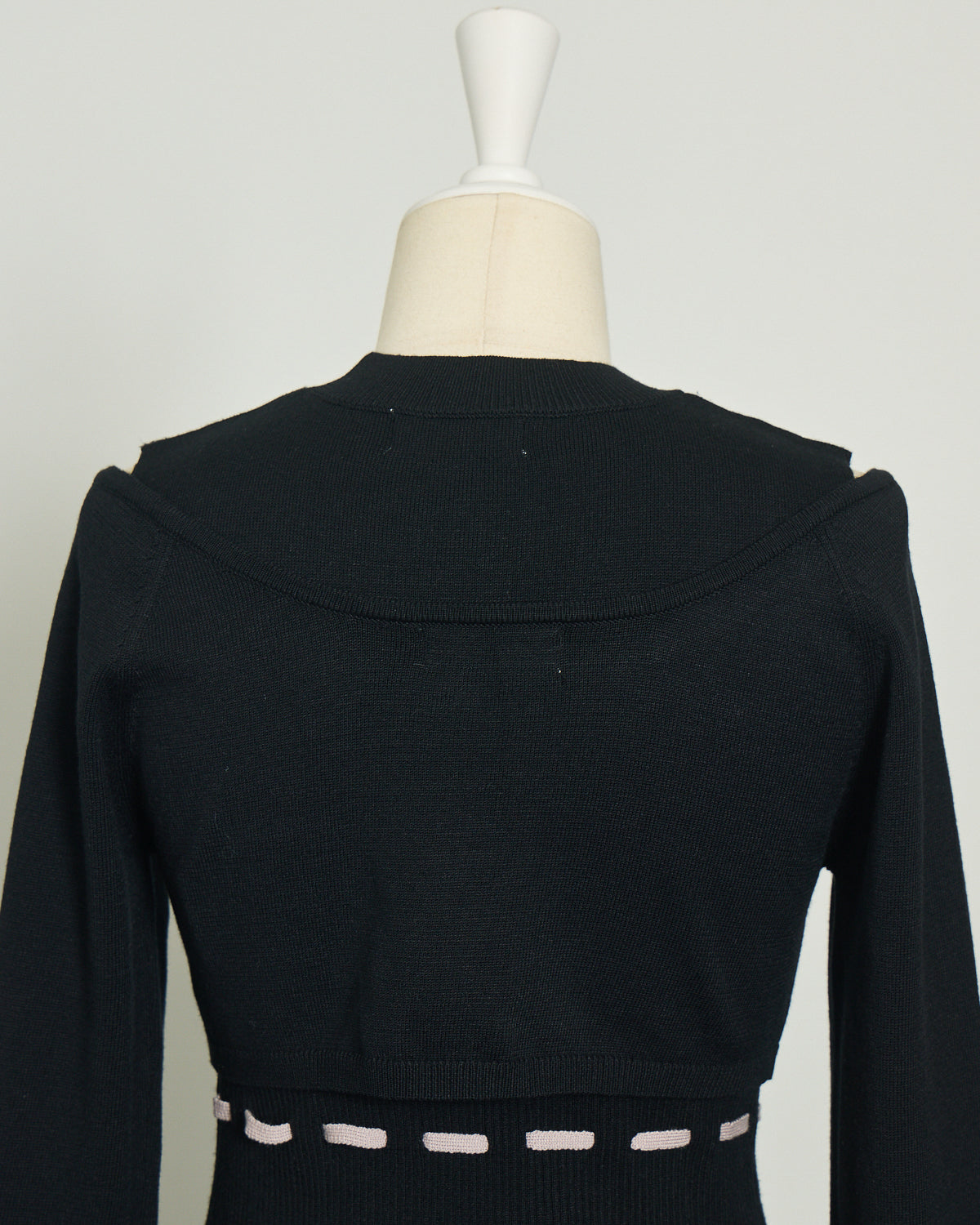 ハートボタンニットワンピセット