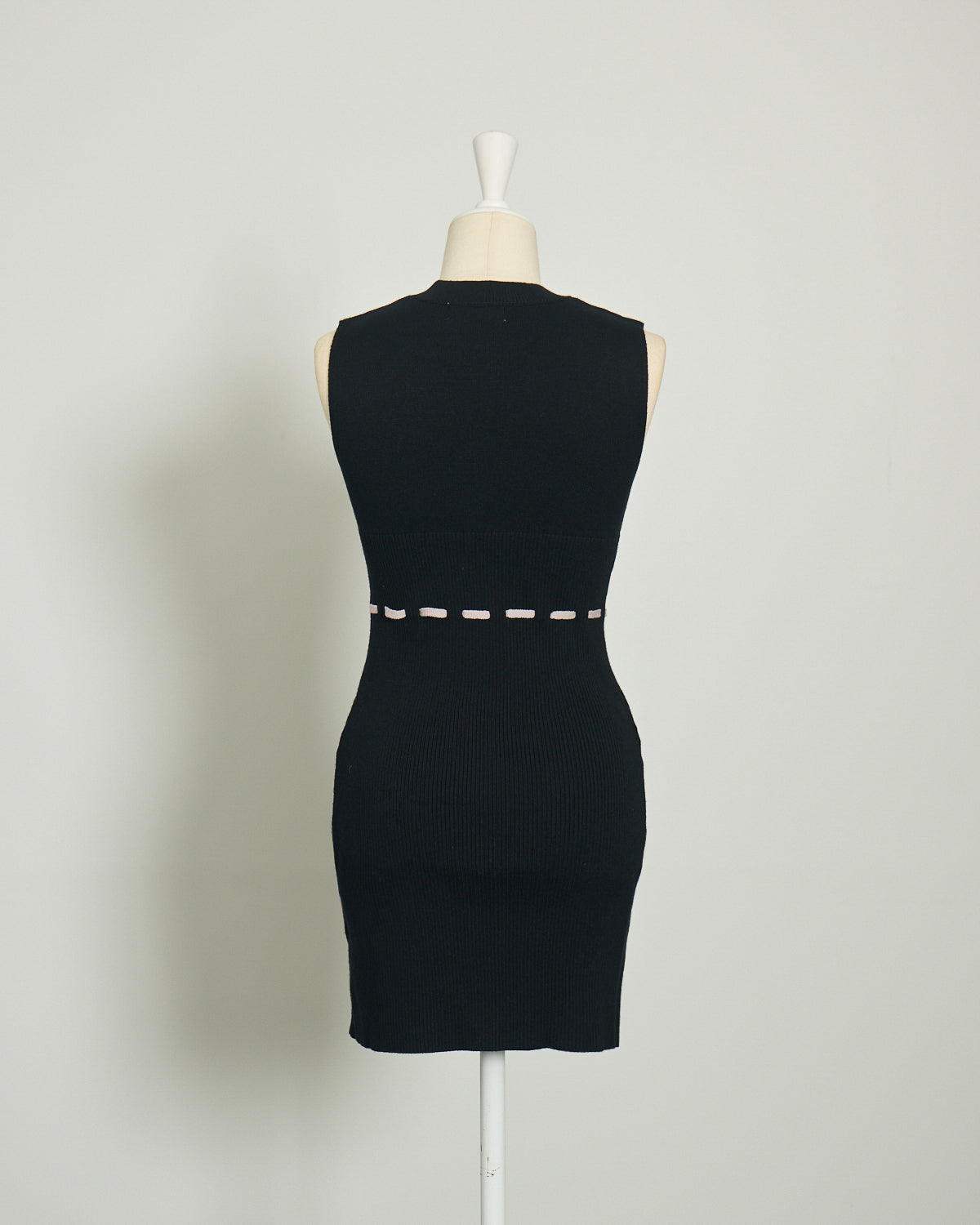 ハートボタンニットワンピセット