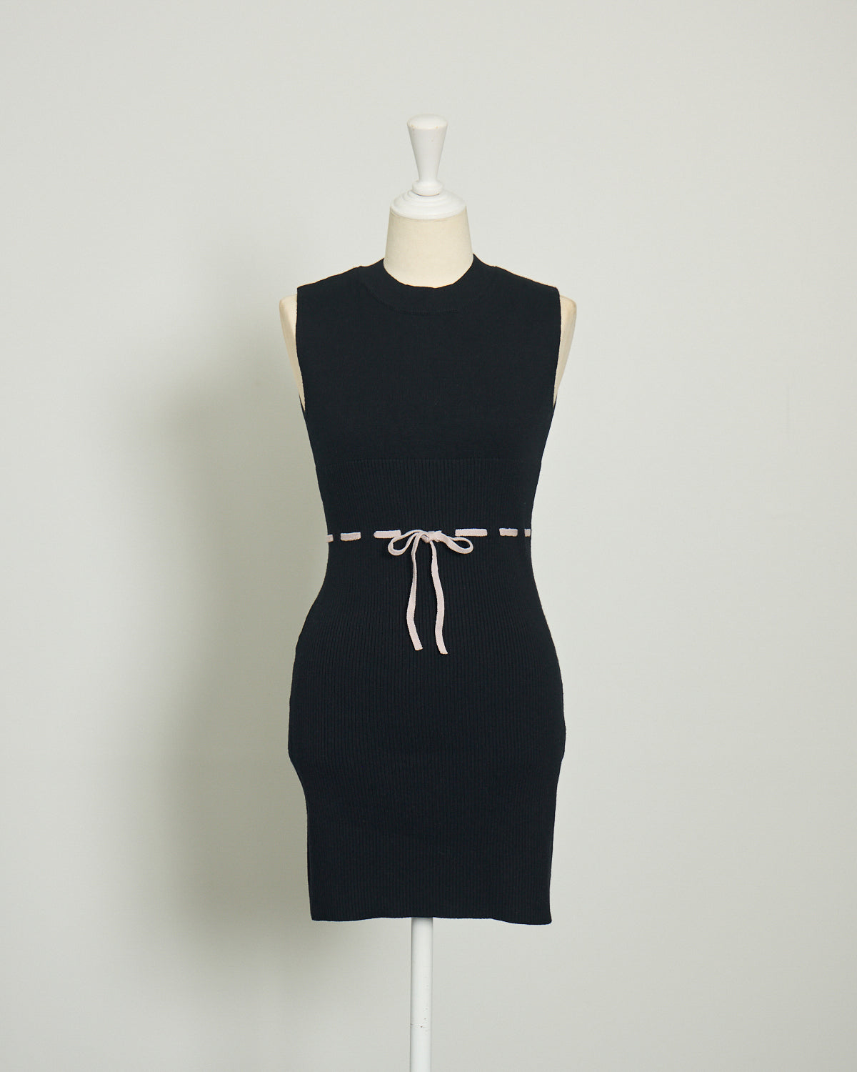 ハートボタンニットワンピセット