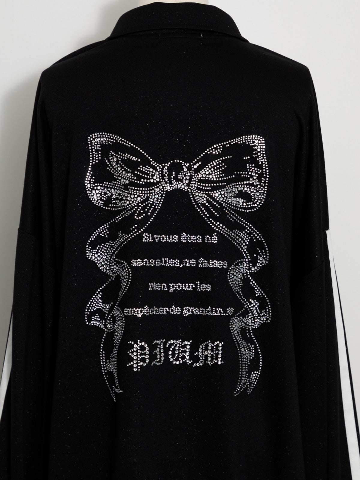 ダブルラインビジュープリントジップスウェット