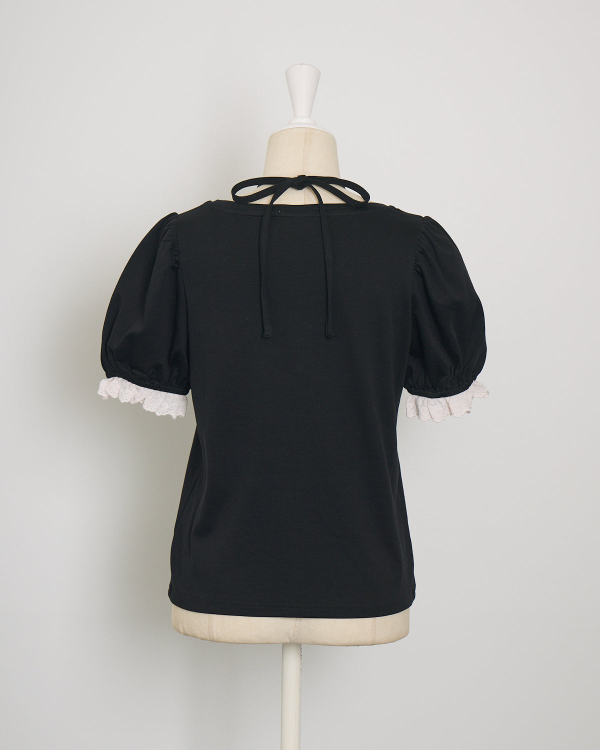 ハートリボンパフスリーブTシャツ