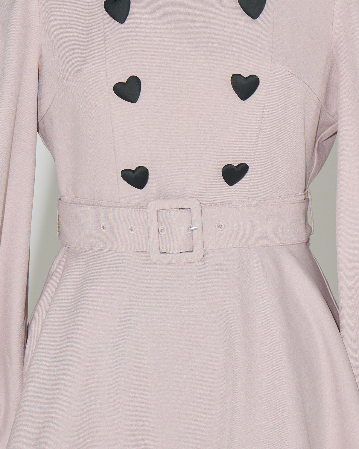 チョーカーフリルハートボタン長袖セットアップ