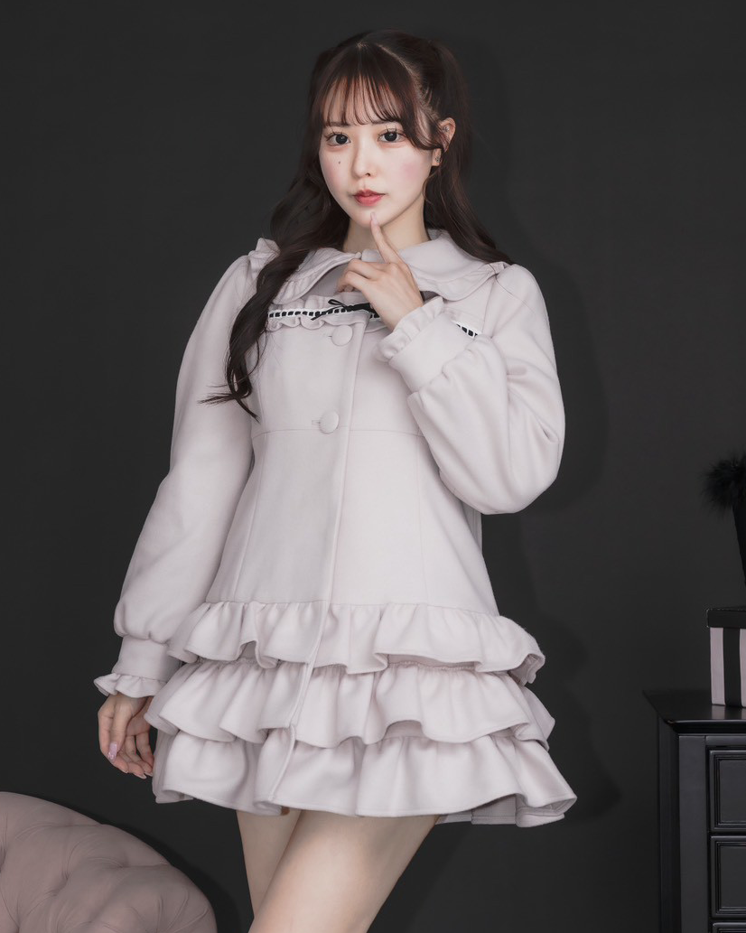 モデル身長:157cm/着用カラー : ピンク