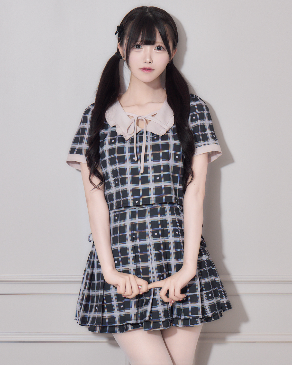 モデル身長:161cm/着用カラー:ブラック