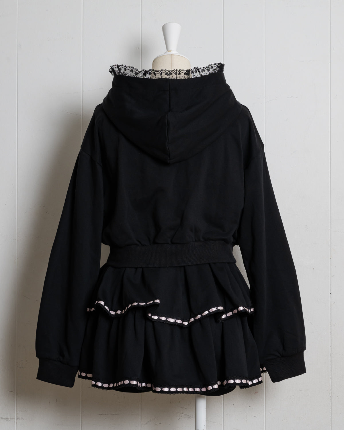 はしごレースフリルパーカーセット