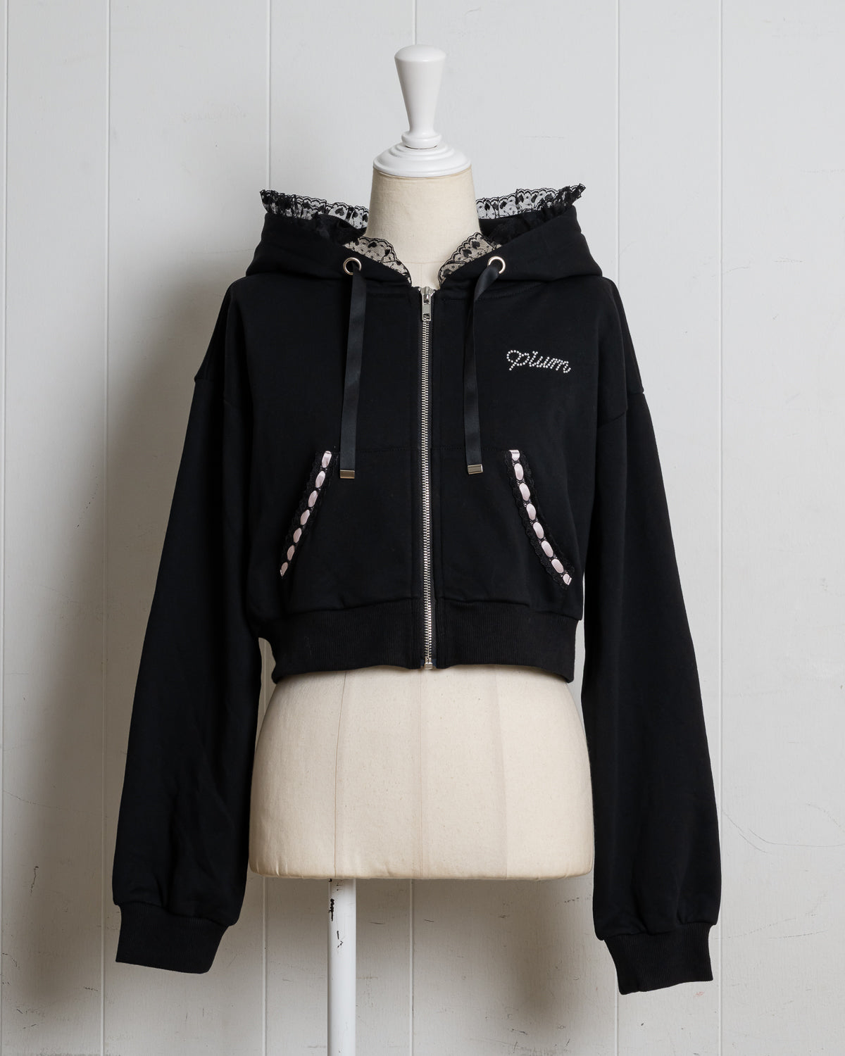 はしごレースフリルパーカーセット