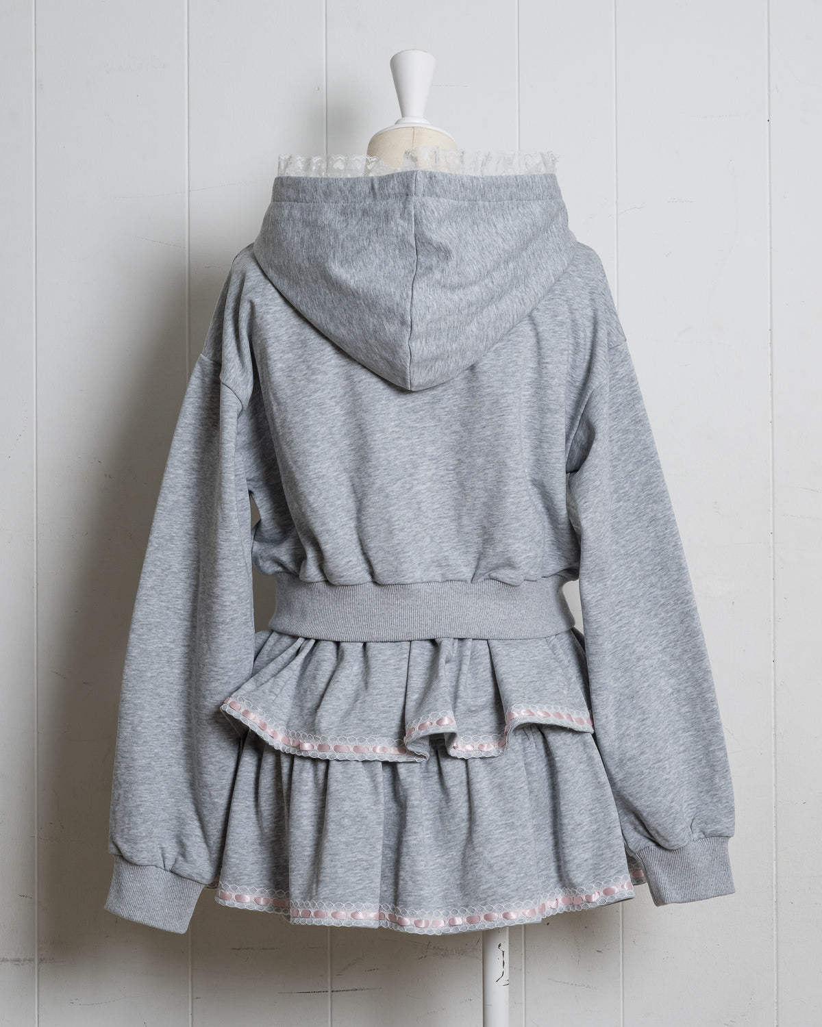 はしごレースフリルパーカーセット