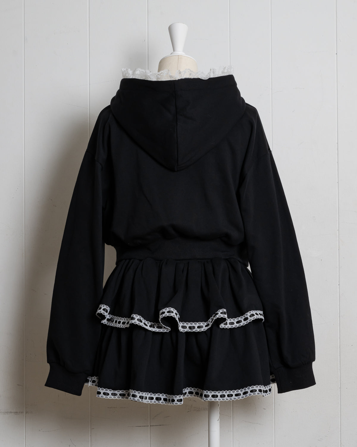 はしごレースフリルパーカーセット