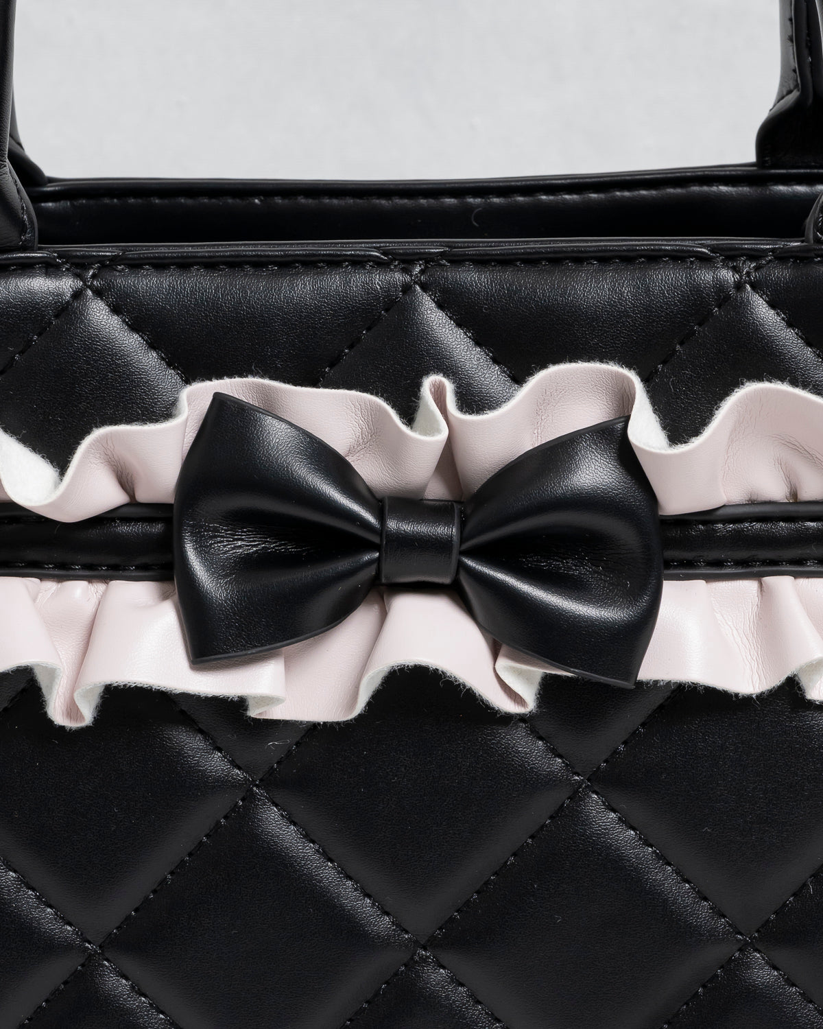 フロントフリルキルティング2wayトート