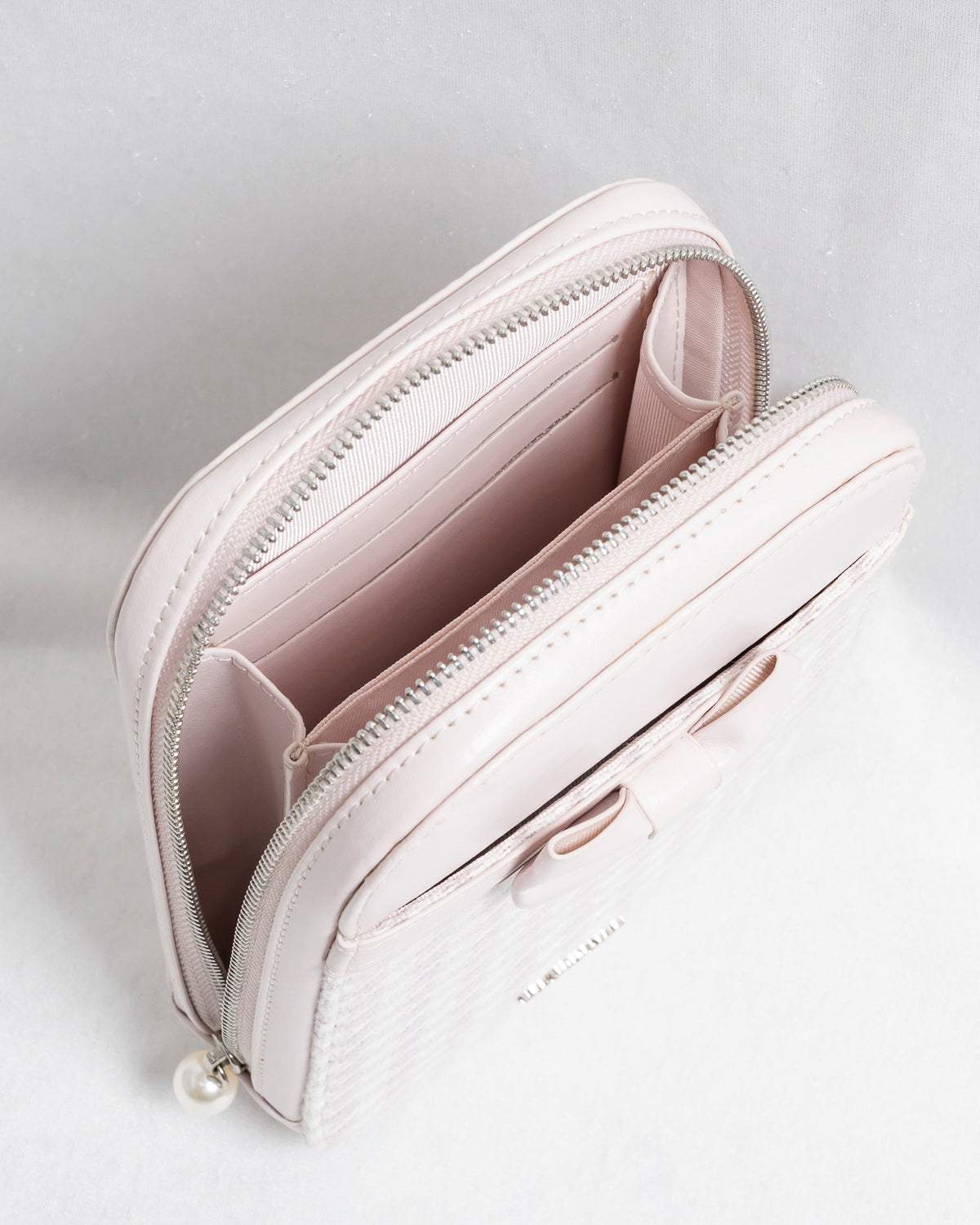 フロントリボン千鳥柄フォンホルダー