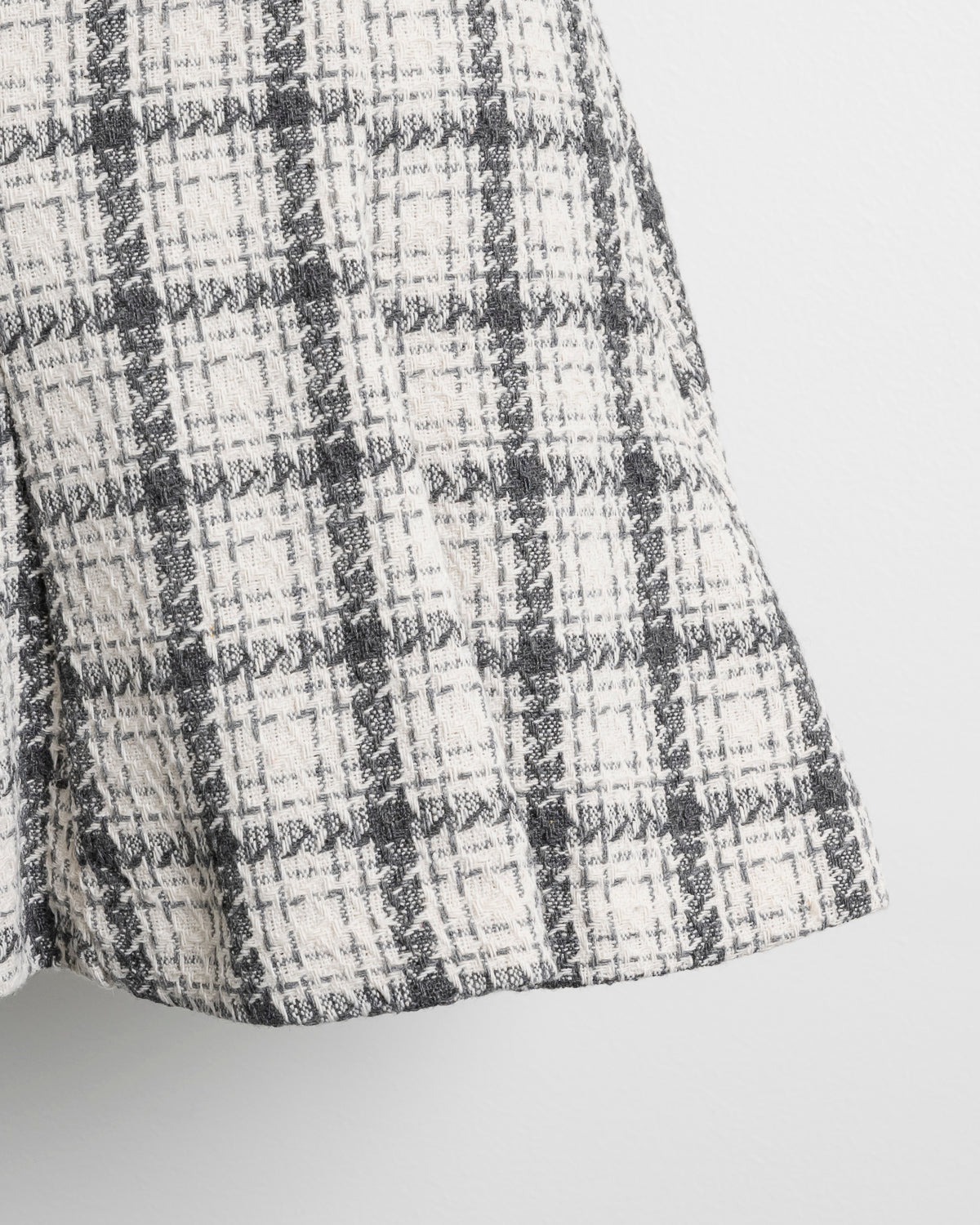 フロントボタンフレアミニスカパン