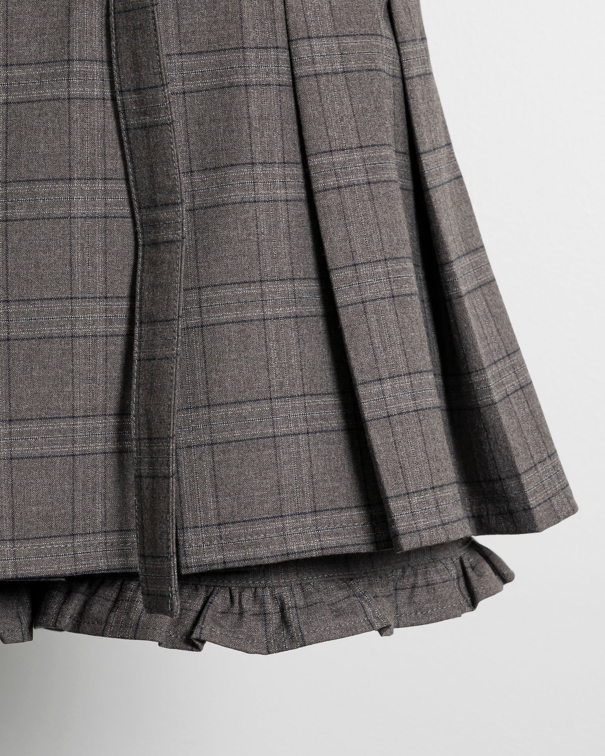 ハイウエストベルトプリーツスカパン