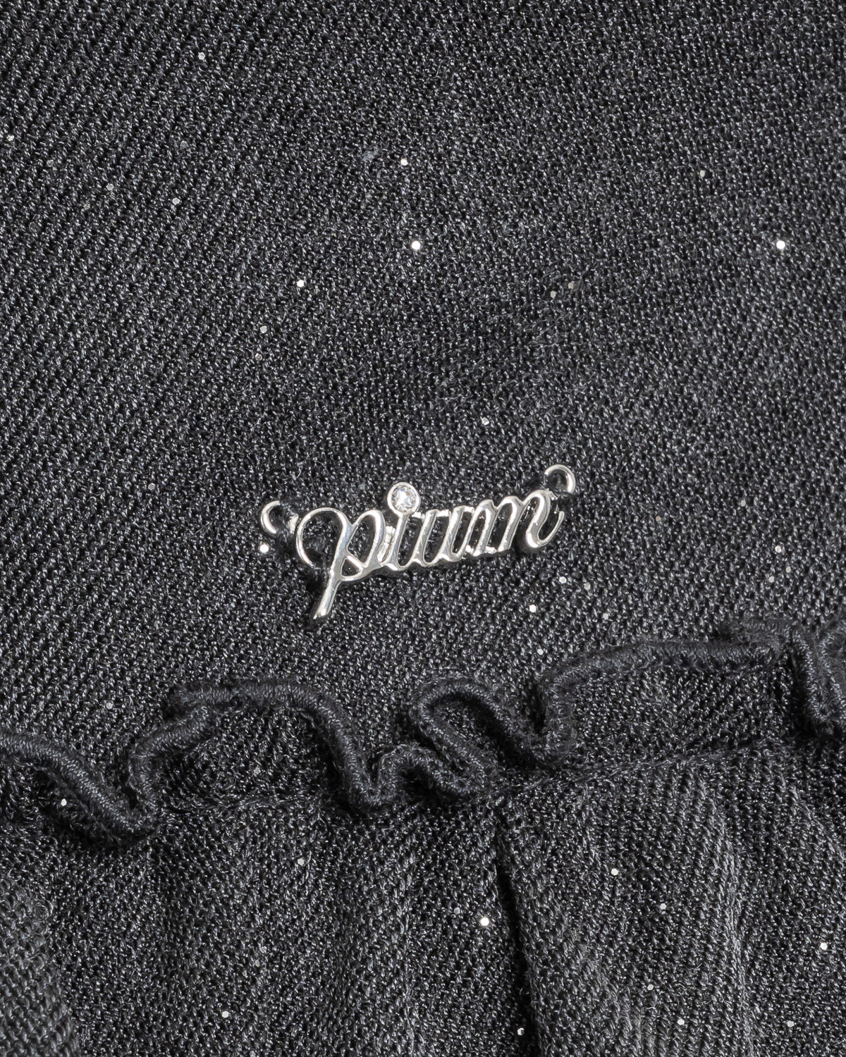 ティアードフリルラメスカート