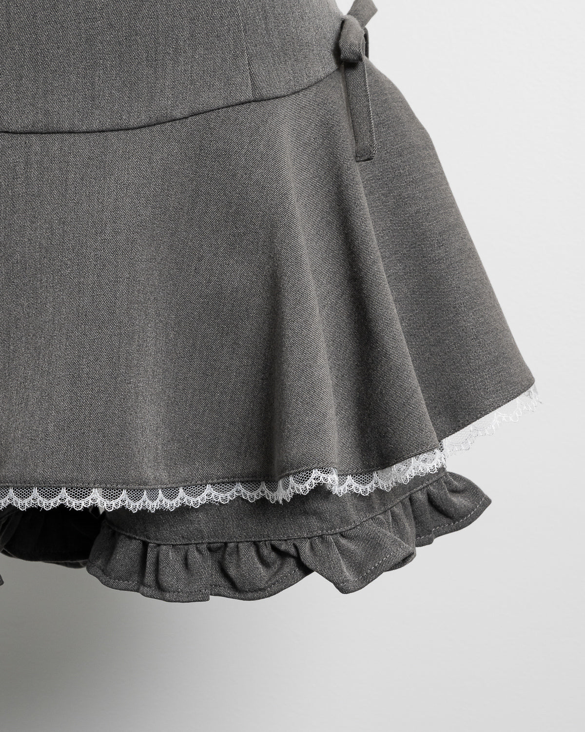 ハイウエストフレアフリルスカパン