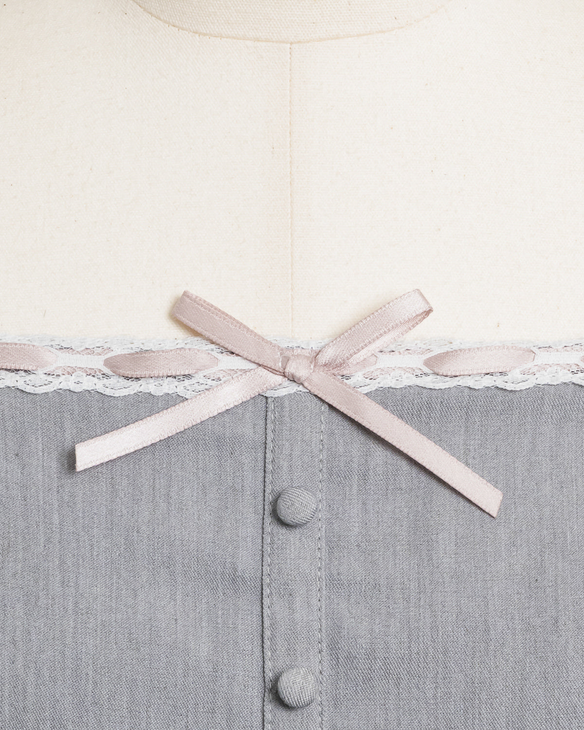 ファー付きティアードジャンパースカート