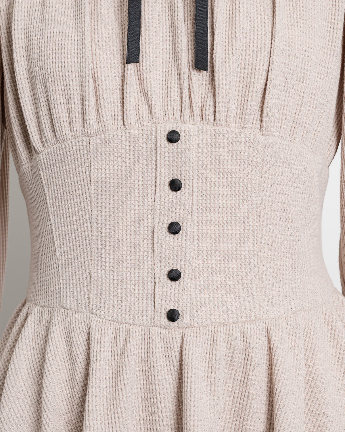 コルセットワッフルワンピース