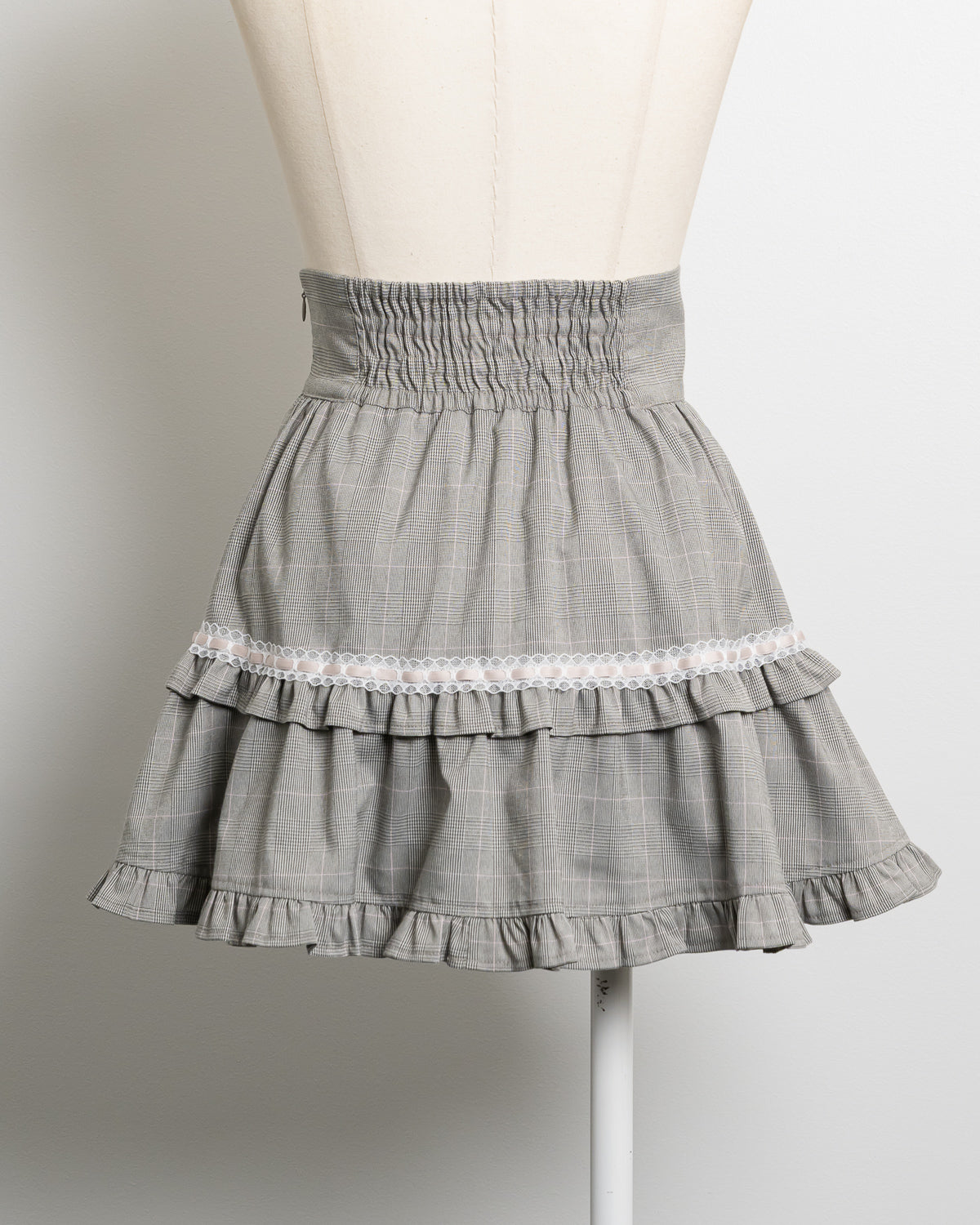 はしごリボンボリュームフレアスカート