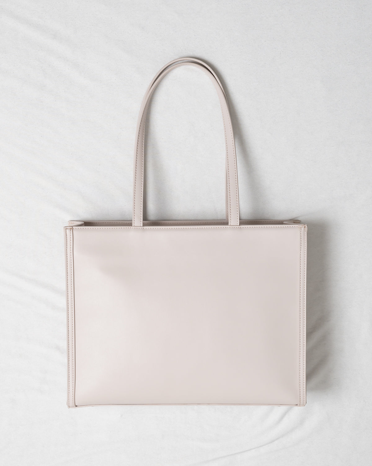 フロントリボンドットチュールトートバッグ