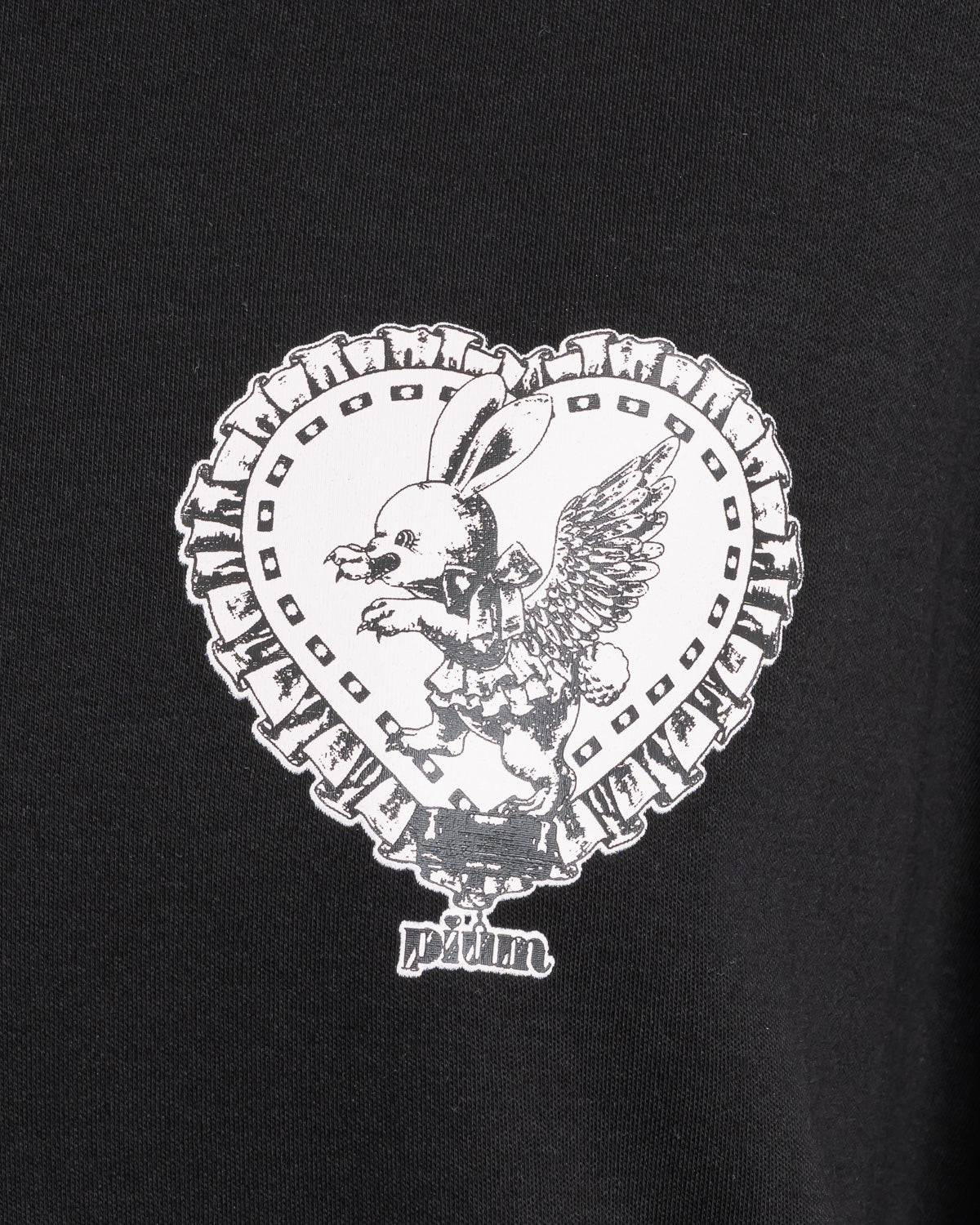 pium shopping bunny オーバーサイズ半袖Tシャツ