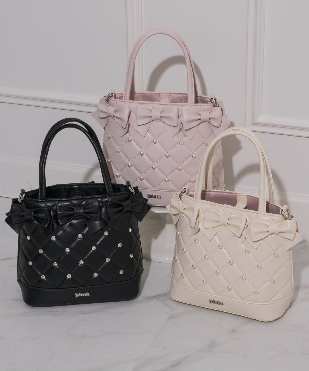 キルティングリボンバッグ