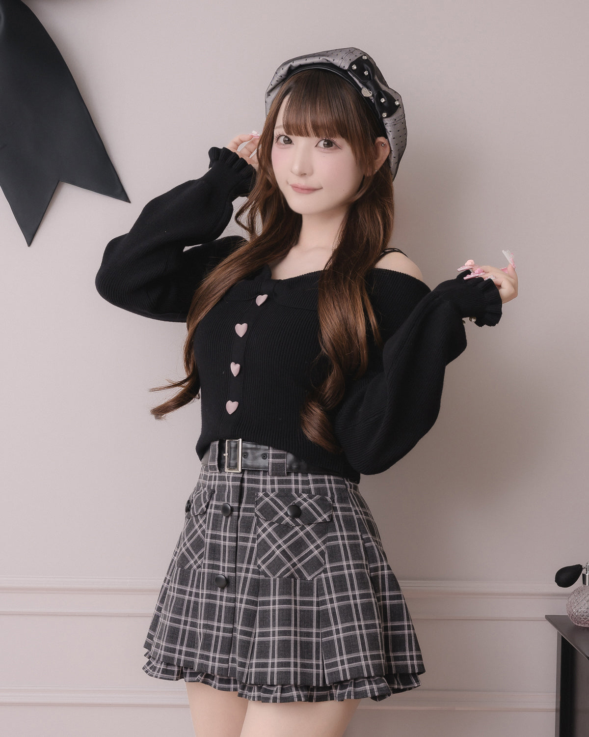 カラー:ブラック×ピンク