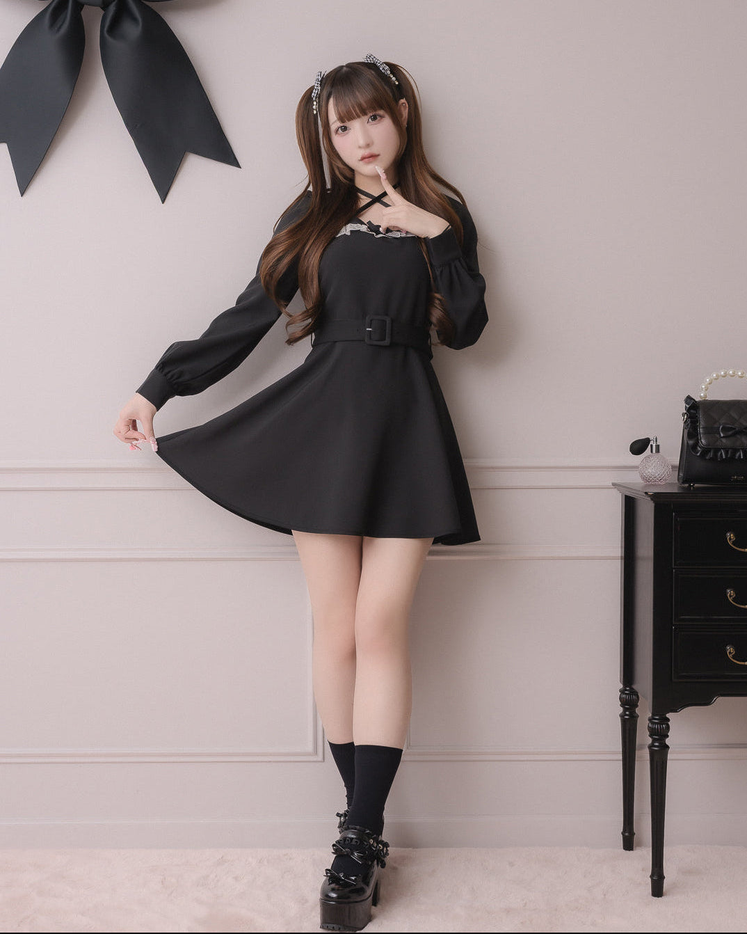 Bセット/モデル身長:162cm