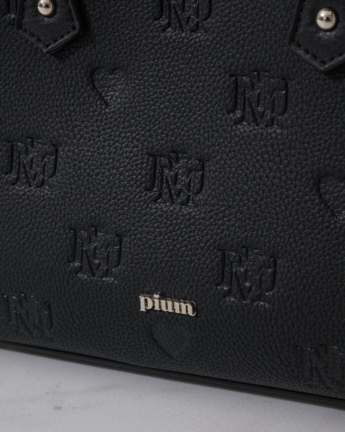 piumモノグラムスクエアトートバッグ