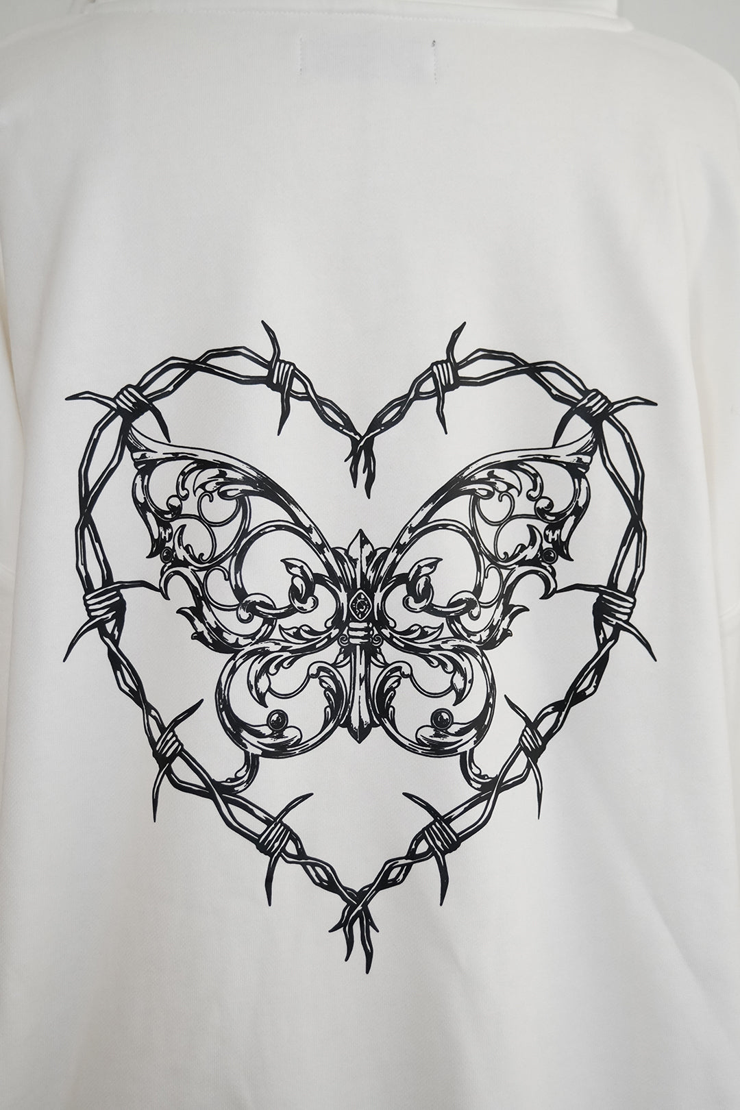 Papillon Captifオーバーサイズジップパーカー