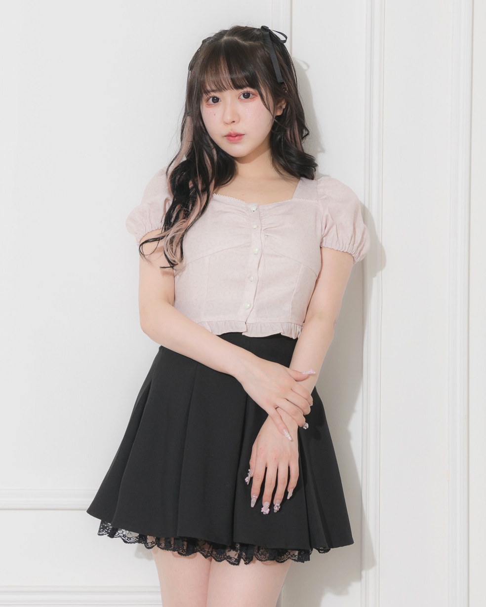 モデル身長:157cm/着用カラー:ピンク