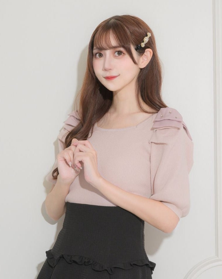 モデル身長:158cm/着用カラー:ピンク