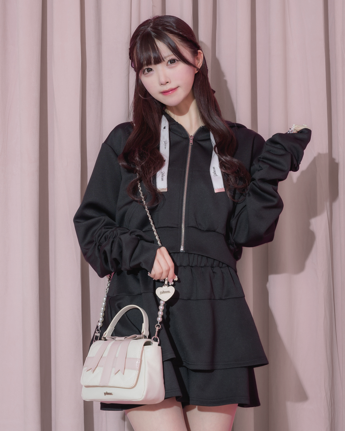 プレゼントリボンキルティングミニバッグ