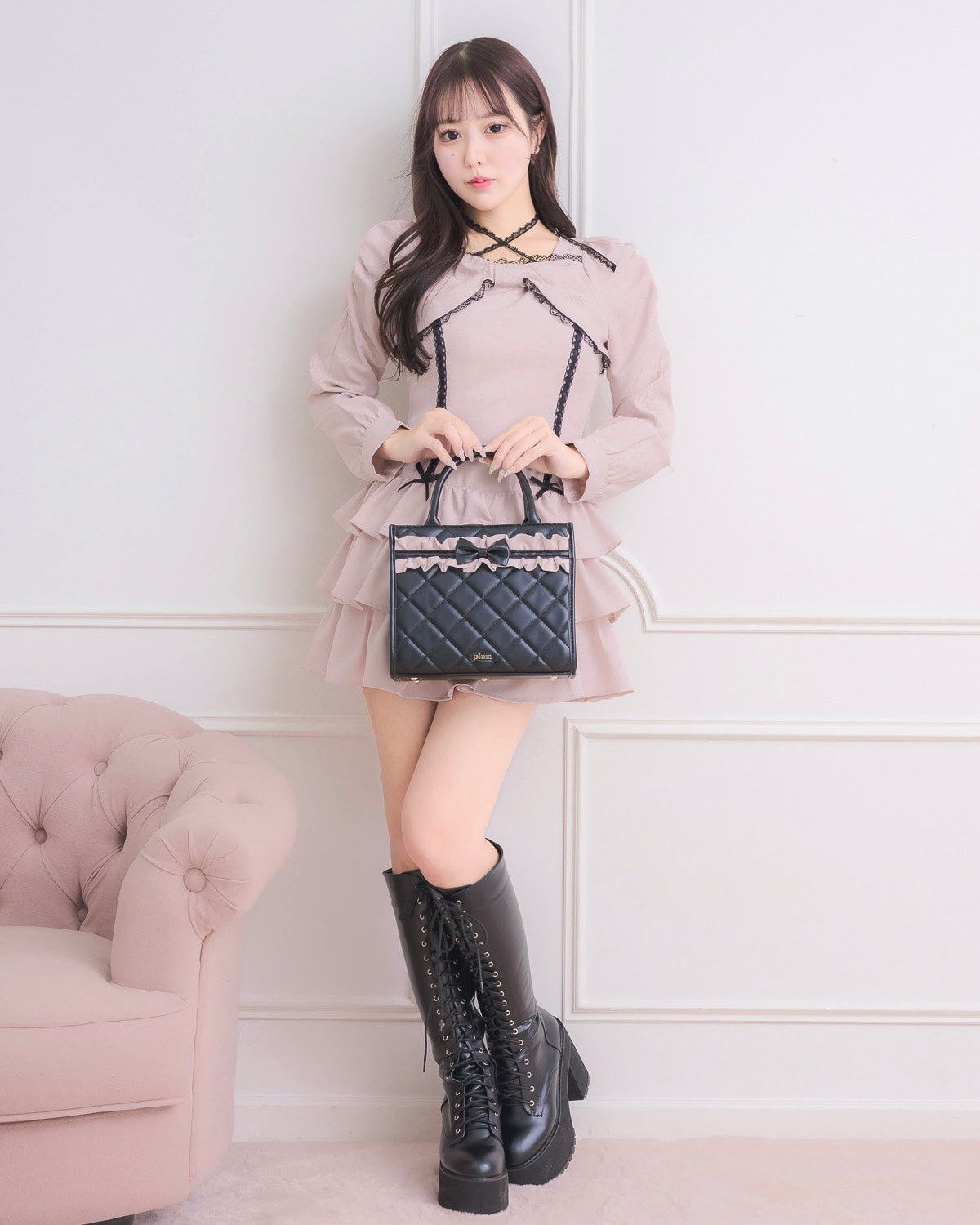 カラー:ブラック×ピンク