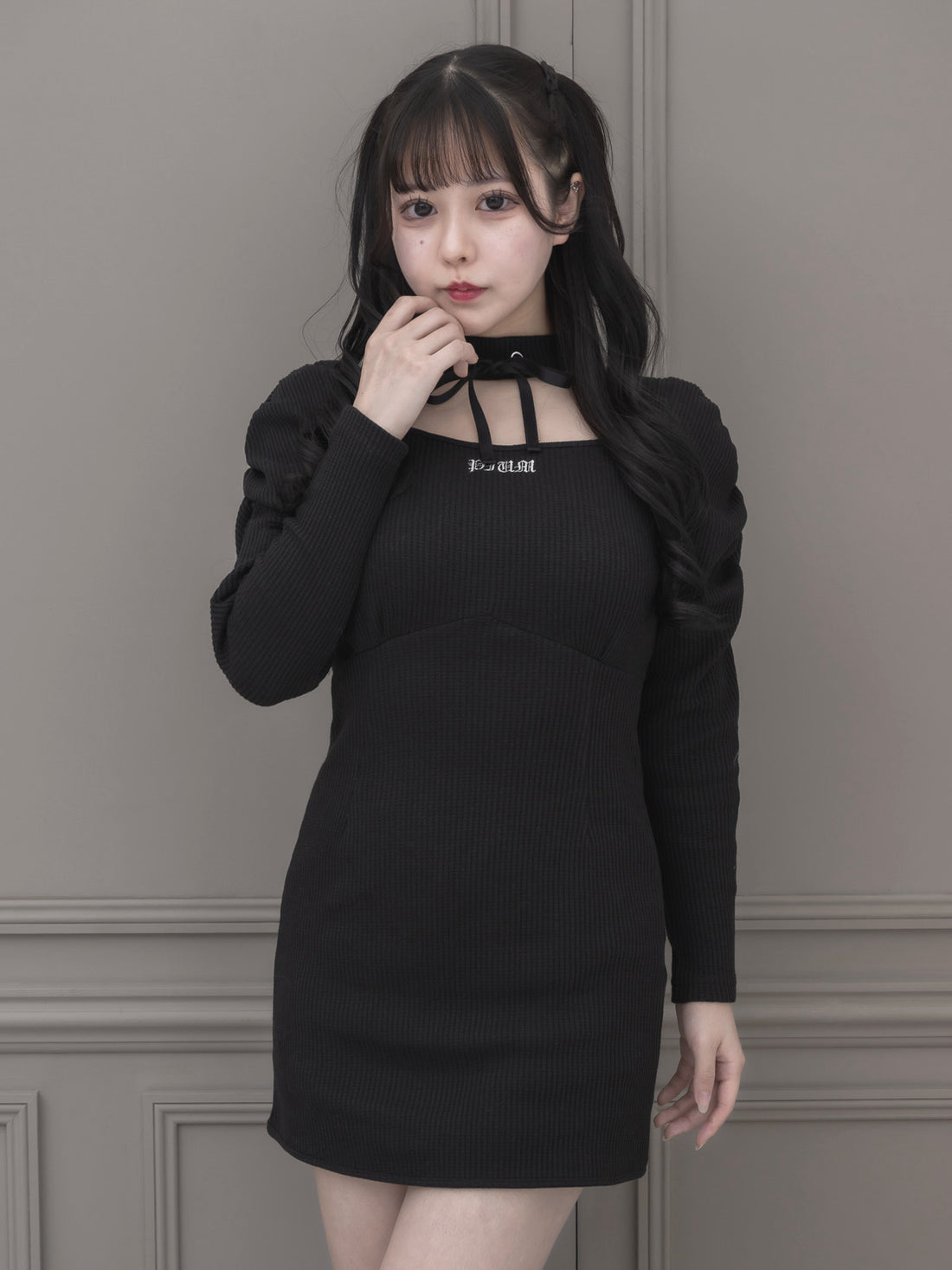 モデル身長:157cm/着用カラー:ブラック