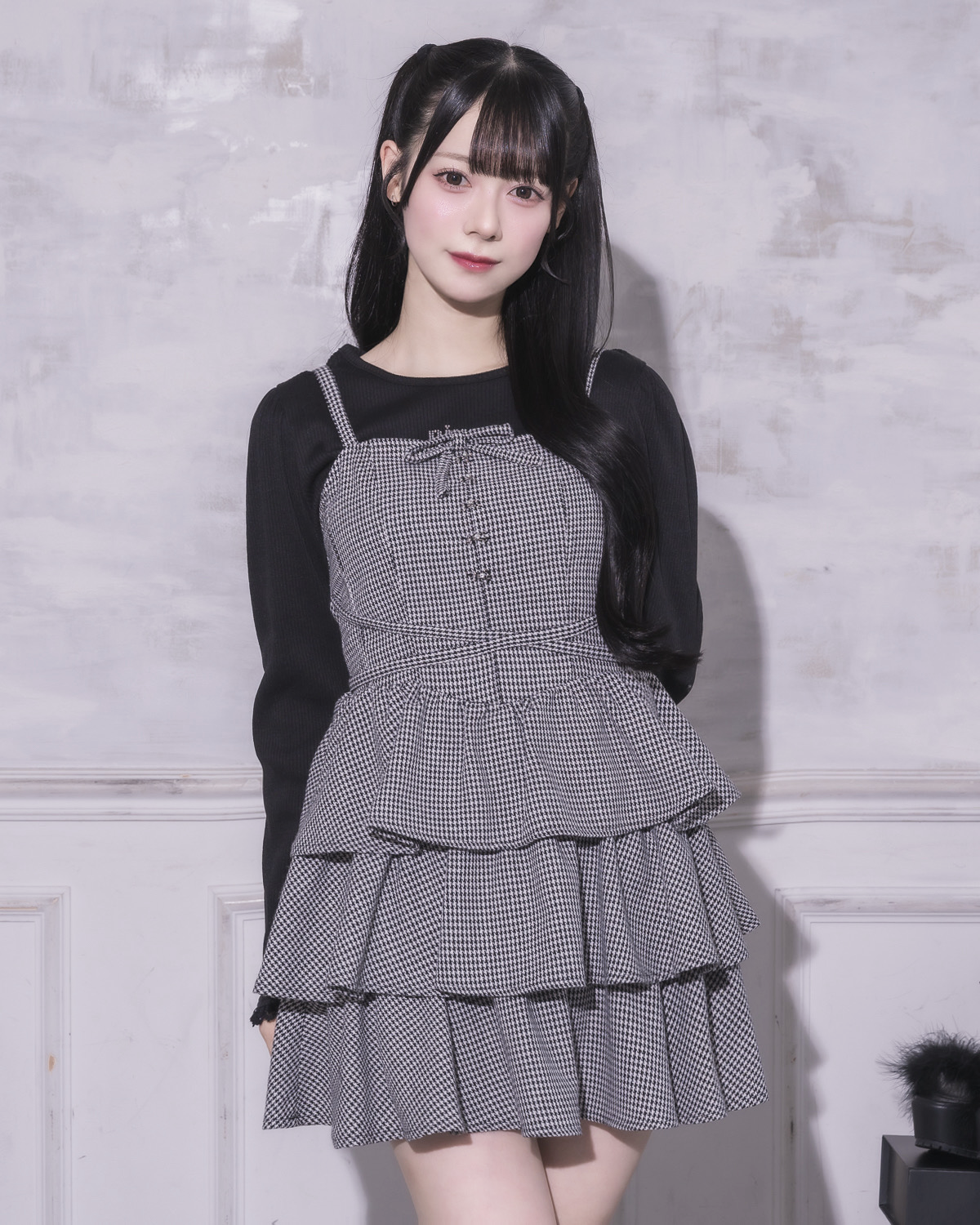 モデル身長:155cm/着用カラー : ミックス