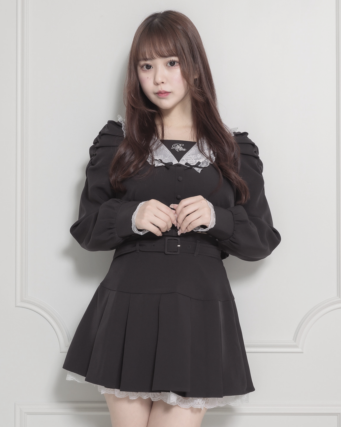 モデル身長:157cm/着用カラー:ブラック