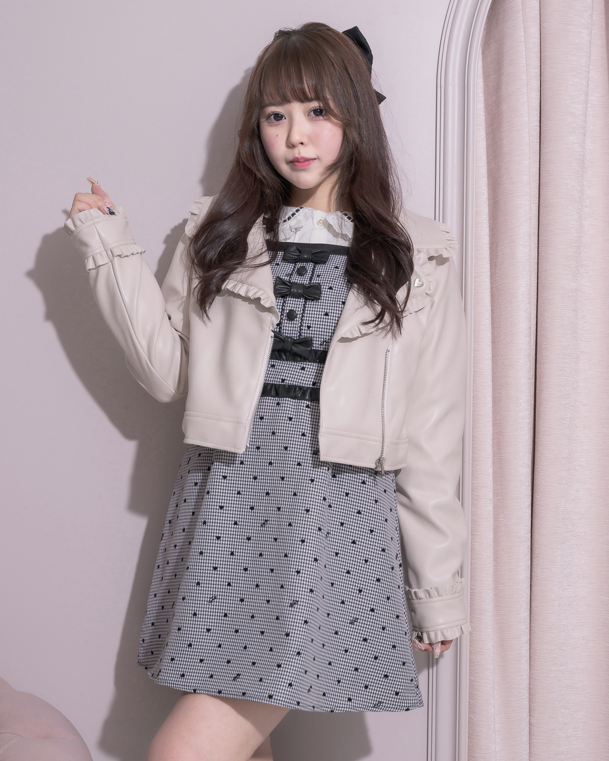 ハートスタッズフリルショートライダース – pium ハートスタッズフリルショートライダース – pium