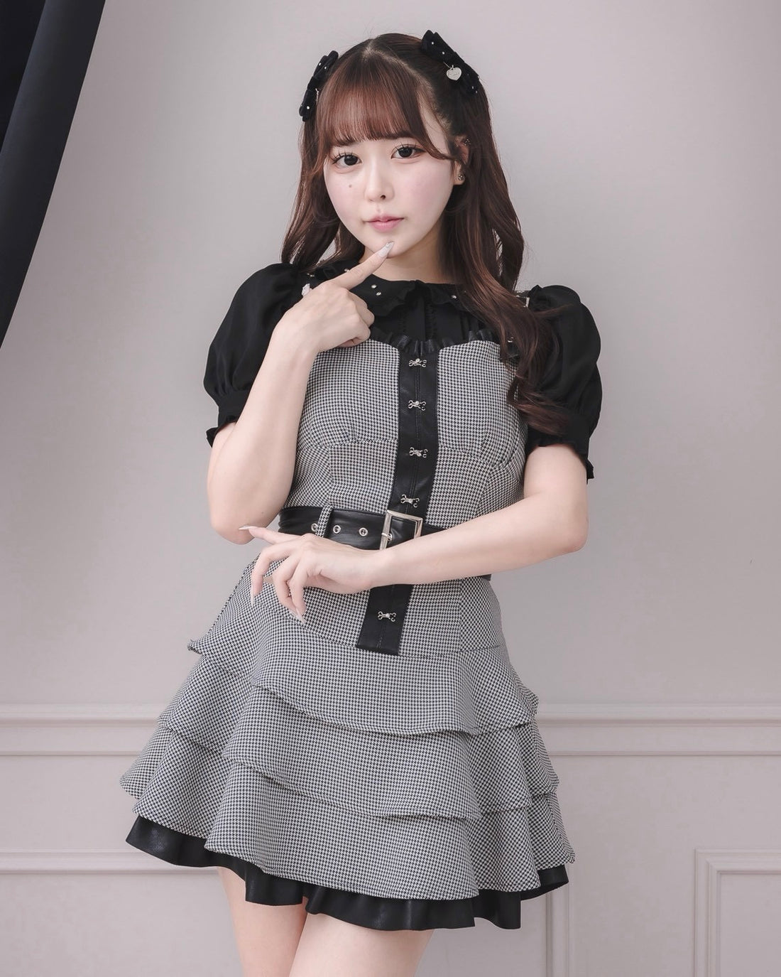 モデル身長:157cm/着用カラー:ミックス