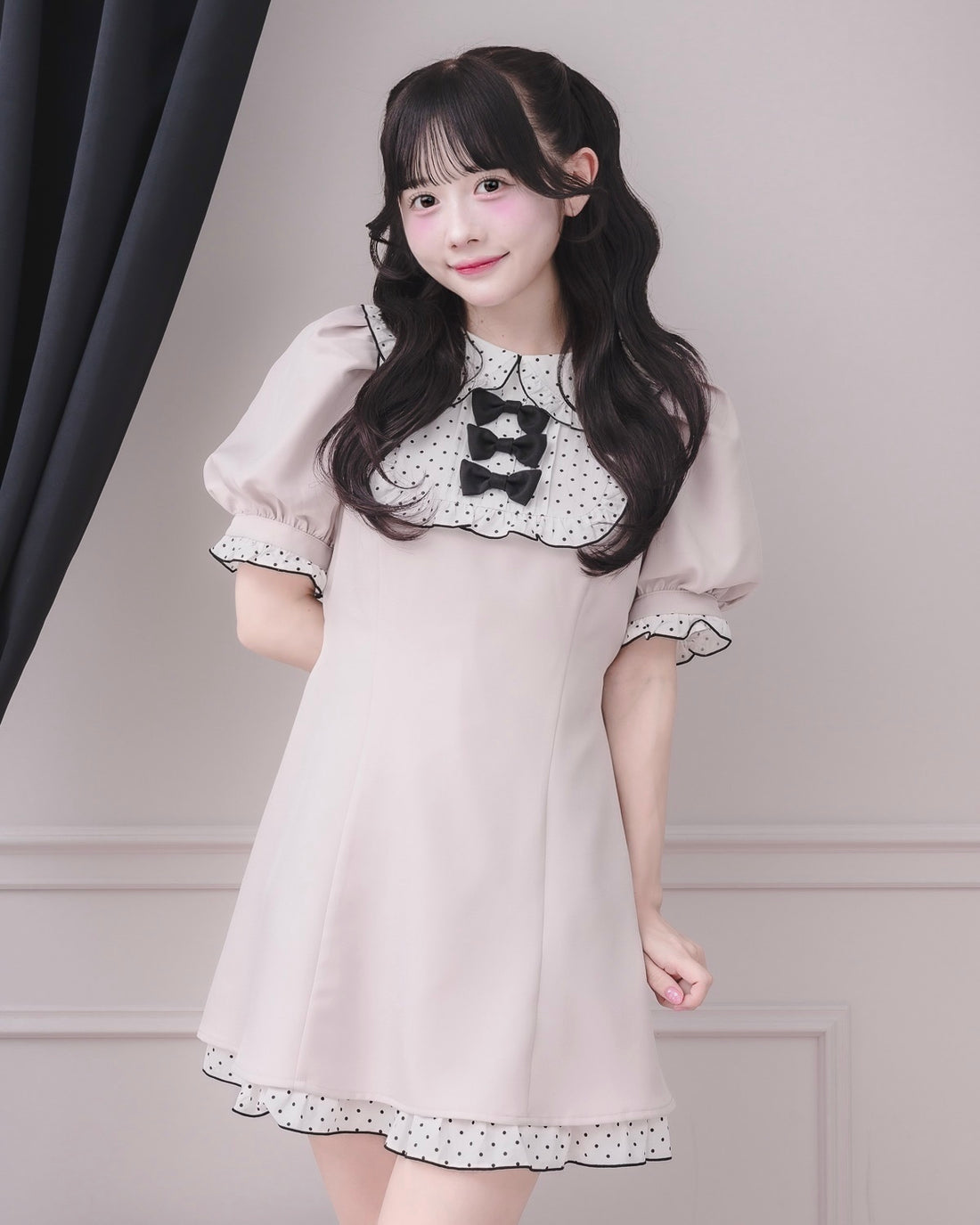 モデル身長:151cm/着用カラー : ピンク