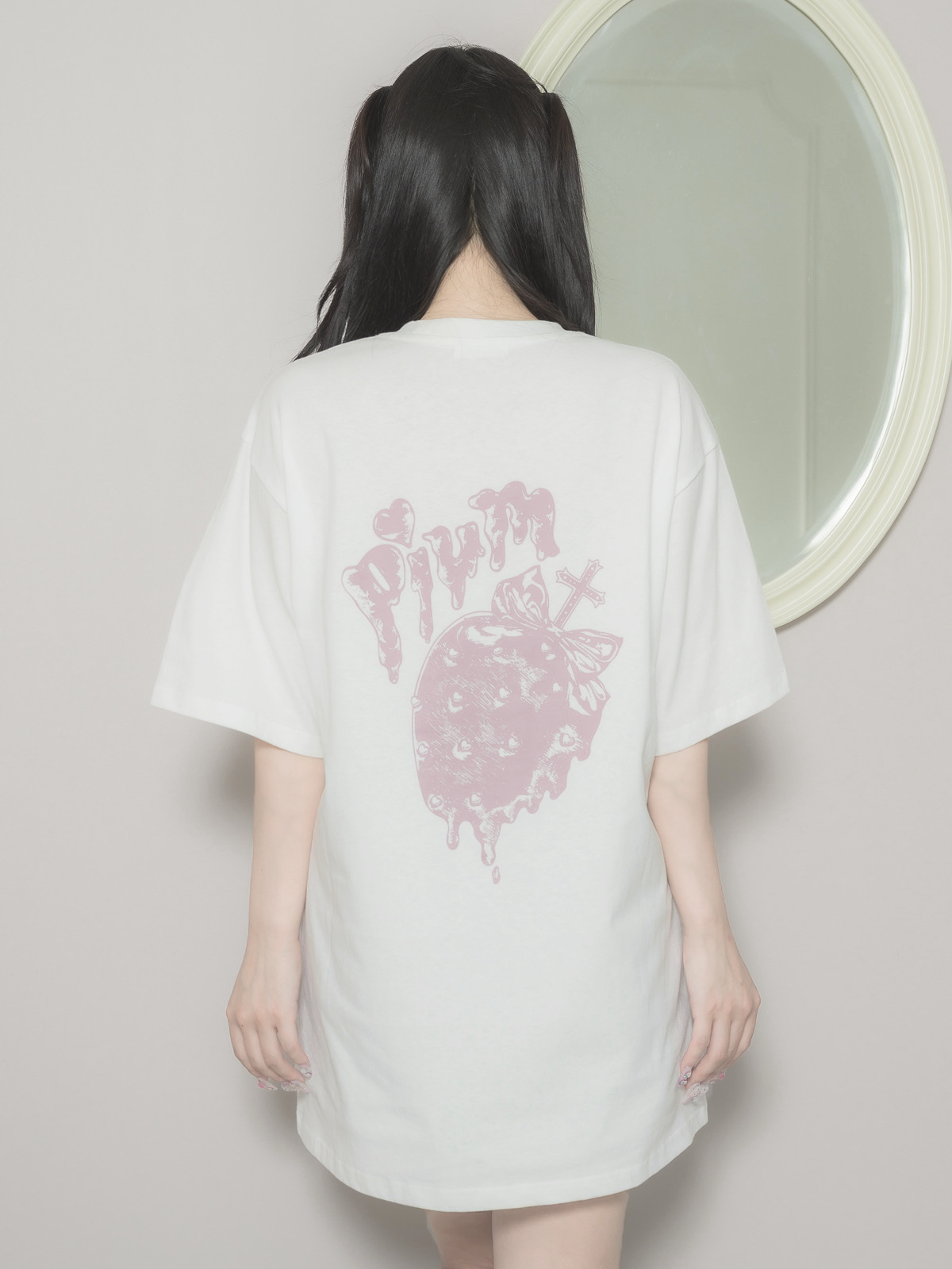 モデル身長:157cm/着用カラー:ホワイト