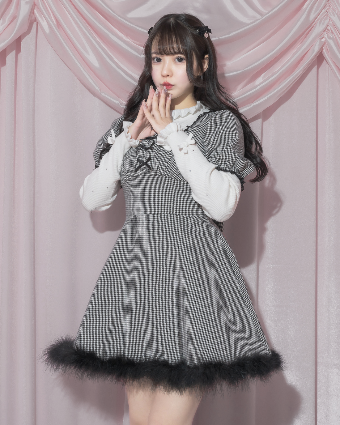 モデル身長:157cm/着用カラー:ミックス