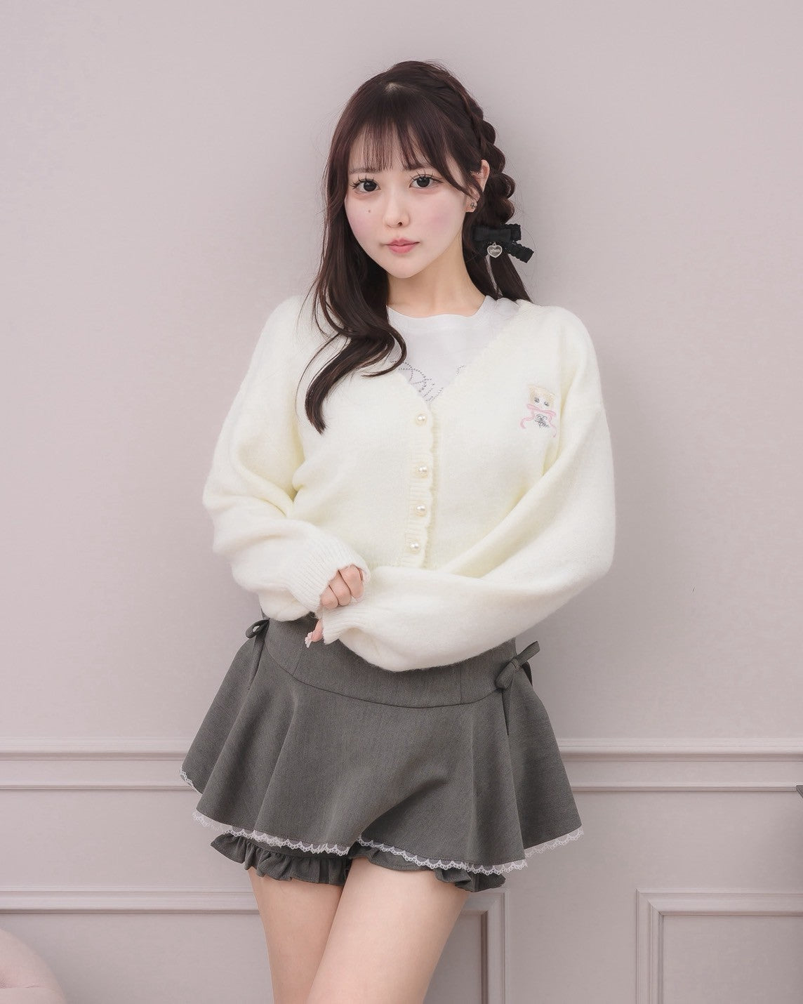 身長:157cm/着用カラー:ホワイト