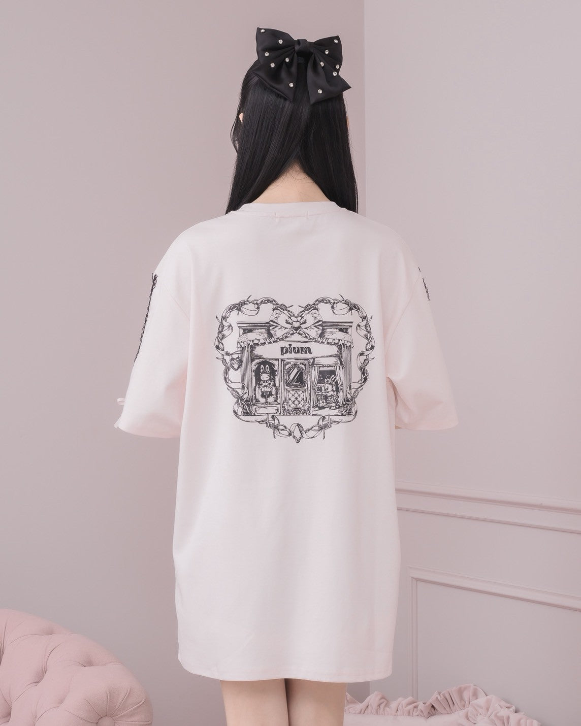 モデル身長:157cm/着用カラー:ピンク