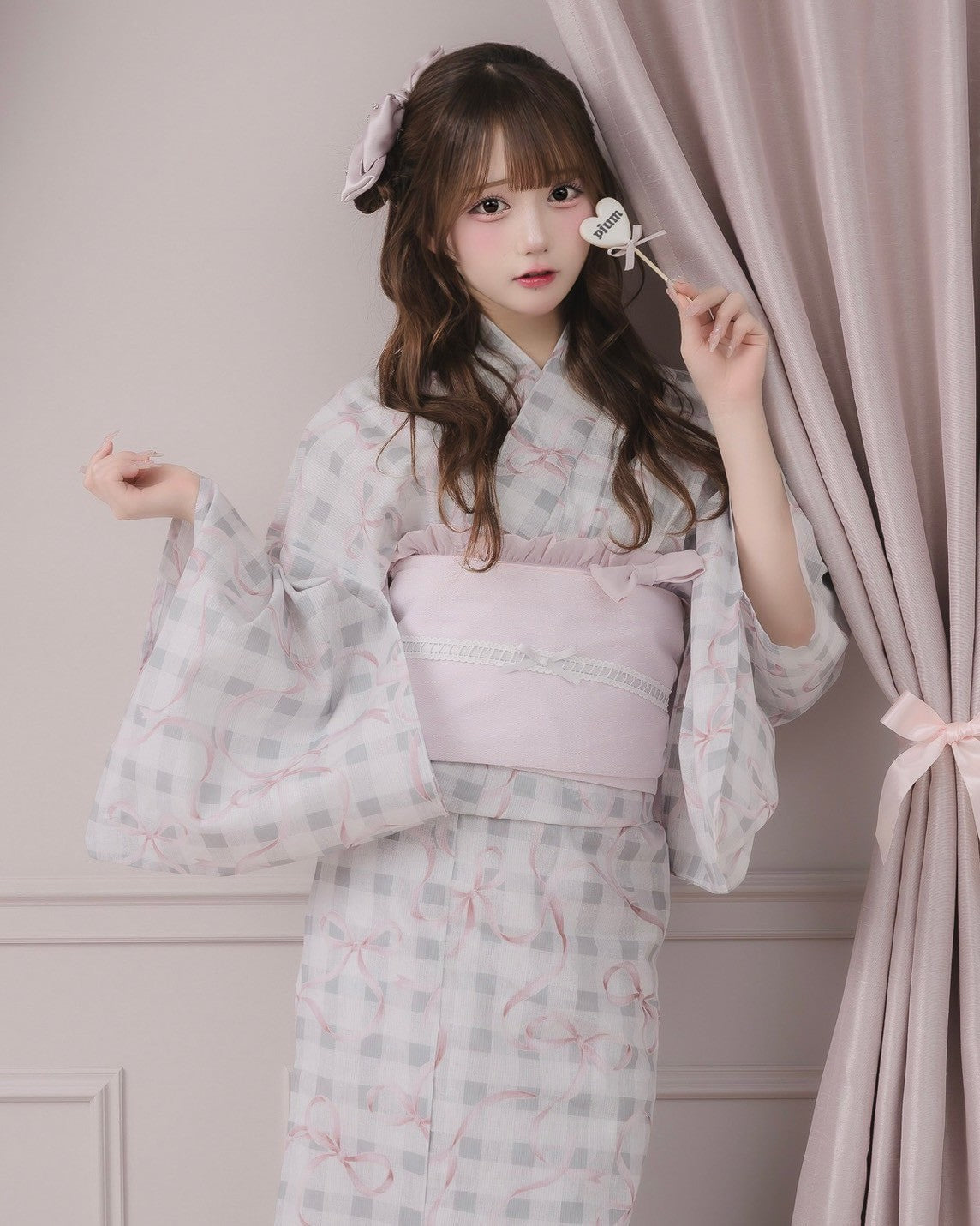 モデル身長:160cm/着用カラー:グレー