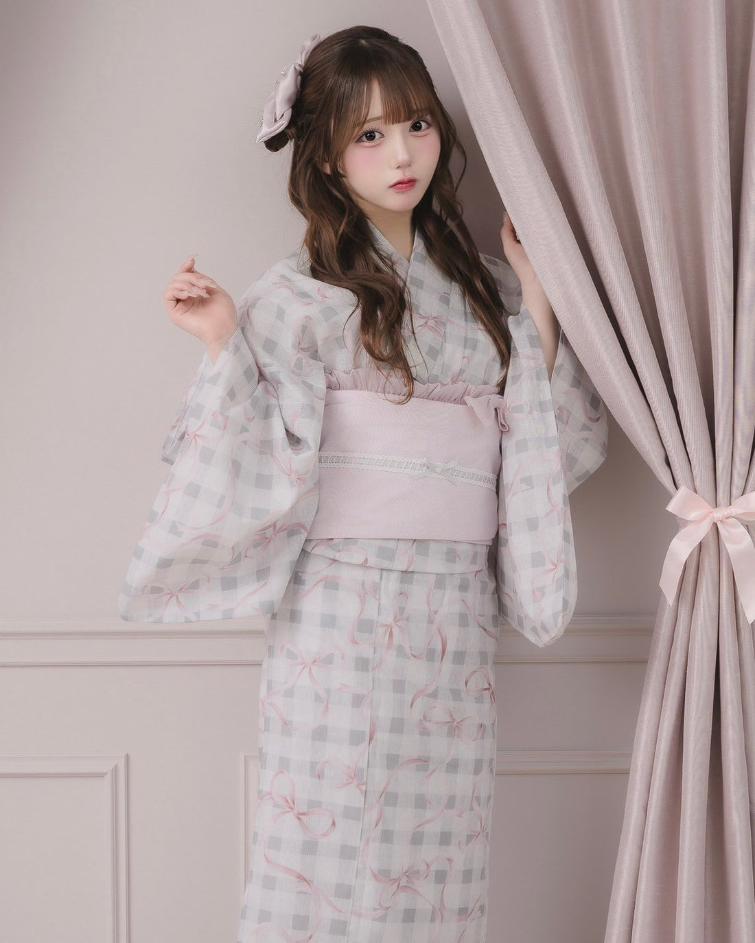 モデル身長:160cm/着用カラー:グレー