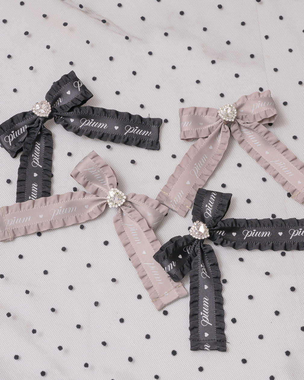 ロゴリボンクリップセット