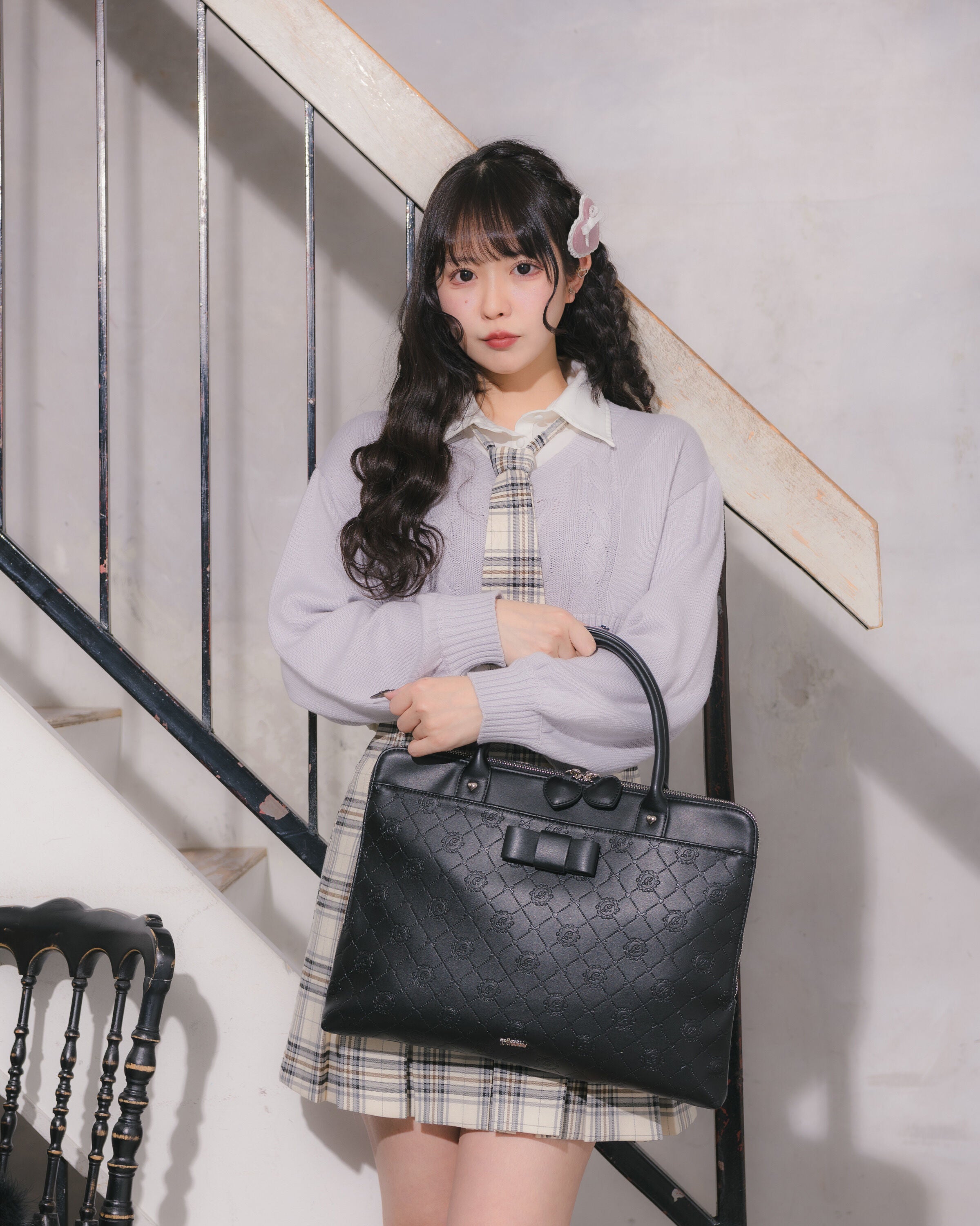 pium 모노그램 PC 가방