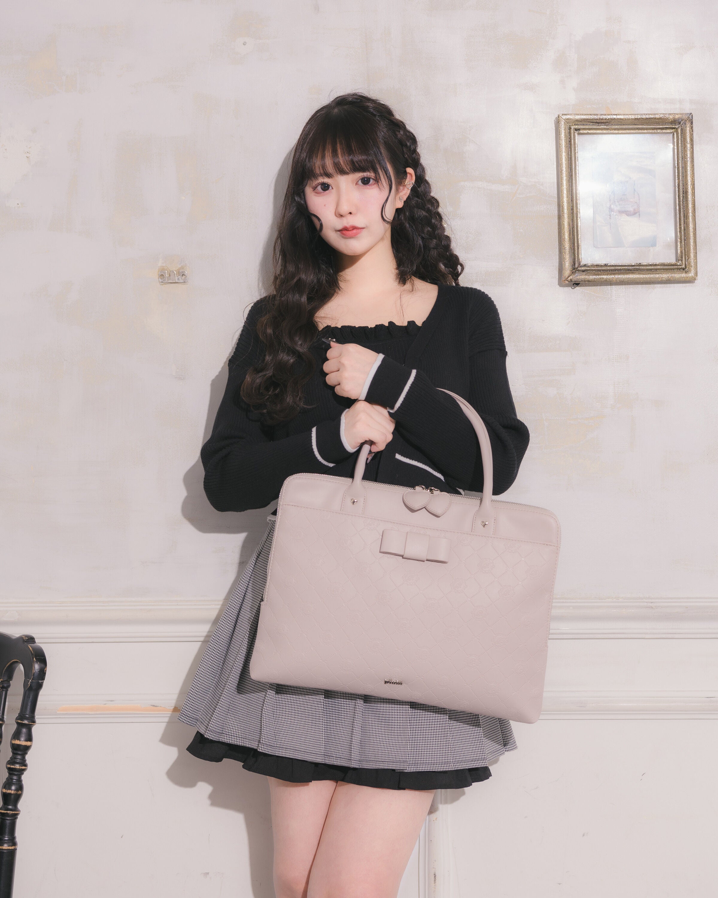 pium 모노그램 PC 가방